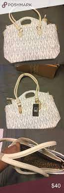 A Mkf Handbag Bag Bags White Handbag Handbag
