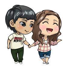 Cute Chibi Love Drawings Google Search Cute Chibi Couple Cute Love Cartoons Cute Couple Cartoon
