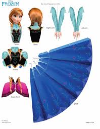 Frozen Munecas 3d De Papel Para Imprimir Gratis Personagens Frozen Frozen Birthday Party Bonecos De Papel