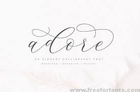 Adore Calligraphy Font Free Download Free For Fonts Free Calligraphy Fonts Handwriting Fonts Handwritten Fonts
