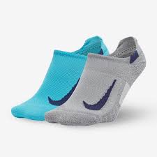 Nike Multiplier No Show Socks Multi Color Running Socks