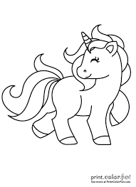 Cute unicorn coloring page at primarygames free cute unicorn coloring page printable. Coloring Pages Basic Unicorn Coloring Pages