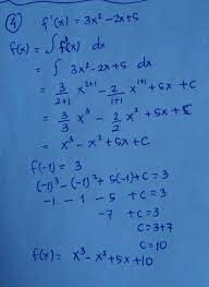 This looks much worse than it is. 4 Tentukan Nilai F X Jika Diketahui F X 3x 2x 5 Dan F 1 3 Brainly Co Id