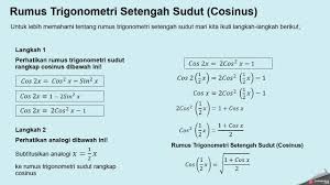 Maybe you would like to learn more about one of these? Rumus Trigonometri Setengah Sudut Masnurul