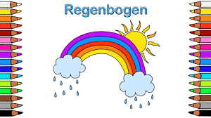 Malvorlage Regenbogen Bunt Coloring And Malvorlagan