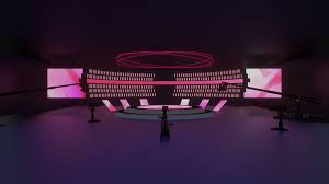Updated version of the 2020 eurovision song contest stage built in 3d. Dan On Twitter Idea For The Studio Stage Of Junior Eurovision 2020
