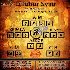 Syair Togel Sydney Hari Ini 23 Februari 2019 19 Februari Februari 15 Februari