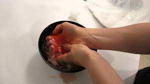 How To Get Food Coloring Off Skin Youtube