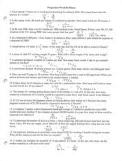 The relative frequency of any category is the proportion or percentage of the data values that fall in that. Math 002 Proportion Problems With Answers P Proportion Word Problems 1 Carol Spends 17 Hours In A 2 Week Period Practicing Her Culinary Skills How Course Hero