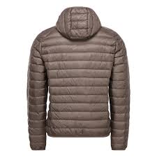 Lapasa doudoune homme duvet et plume à capuche légère et chaude imperméable m54 (noir, m). Doudoune Homme Taupe Nico Basic Jott