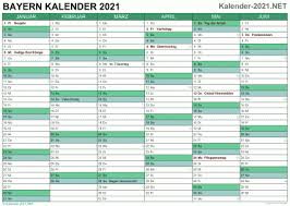 2021 kalender mit österreich feiertage im acrobat pdf format. Kalender 2021 Bayern