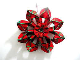 Monos Flores Navidenas En Cintas Christmas Flowers In Ribbons Bows Flor De Navidad Flor Navidena Manualidades