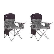Coleman Oversized Black Camping Lawn Chairs Cooler 2 Pack Best Offer For Outdoorfull Com Camping Chairs Lawn Chairs Cool Chairs
