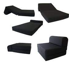 Black Sleeper Chair Folding Foam Bed Sized Best Offer Foam Sofa Bed Sizes Chair Bed