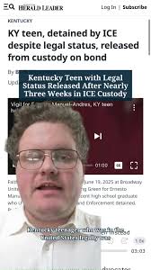 Kentucky Teen Ernesto Released from ICE Custody