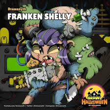 Brawl stars hack are now really simple to. Brawl Halloween Franken Shelly Brawlstars Brawl Halloween Creating Characters
