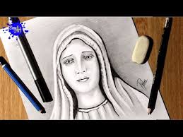 Para la narración de estas apariciones en fátima hemos tomado como referencia el libro el mensaje de fátima, habla lucía. Como Dibujar La Virgen Maria How To Draw The Virgin Mary Youtube
