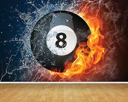 8 ball pool fever this guy has such an awesome skills. 8 Ball Pool Billiards Wallpaper Bespoke Backdrop Printed Wall Mural Decal Print Ebay