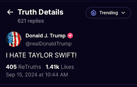 Donald Trump Rages at Taylor Swift: 'I Hate Taylor Swift!'