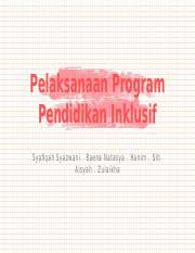 Senarai semak ini telah diubahsuai dan diadaptasi dari senarai kuala lumpur: Pelaksanaan Program Pendidikan Inklusif Pptx Pelaksanaan Program Pendidikan Inklusif S Y A Fi Q A H S Y A Z W A N I B A E N A N A T A S Y A H A N I M Course Hero