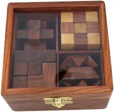 Test your brain with the best puzzle games for android! Amazon Com 4 In One Wooden Puzzle Games Set 3d Puzzles For Teens And Adults Includes Wood Interlocking Blocks Diagonal Burr Soma Cube And Snake Cube In Storage Box Toys Games