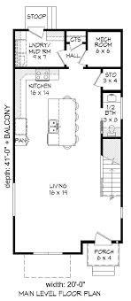 Obviously, the preferred alternative would be a more spacious home with a however, a narrow lot house does have its advantages, the most notable of which is the fact that it can fit in the house sits on a site that measures 2.5 meters in width and 11 meters in depth. Simple Narrow Lot House Plans Houseplans Blog Houseplans Com