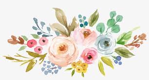 Floral elements in contour style for summer design. Ink Colorful Transparent Hand Painted Flowers Png Watercolor Flowers Clipart Png Free Transparent Png Download Pngkey