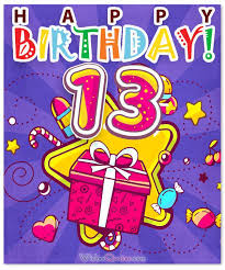 13th birthday wishes can easily be put together as all the focus is revolved around their new chapter of becoming a teenager and about them enjoying their special day. Happy 13th Birthday Wishes For 13 Year Old Boy Or Girl