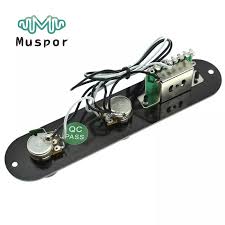 But what if you need a fatter sound out of your tele? Standard Wiring 3 Way Loaded Prewired Control Plate Import Switch Harness Knobs With Jack For Fender Telecaster Tl Tele Guitar Guitar Parts Accessories Aliexpress