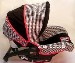 Custom Boutique Black Houndstooth Black Minky Red Trim Infant Car Seat Cover 5 Piece Set On Etsy 139 0 Baby Car Seats Infant Car Seat Cover Black Houndstooth