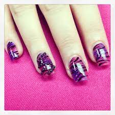 Cheshire Cat Inspired Nail Art Acrylic And Hand Painted Nail Art Disney Nails I Love Nails