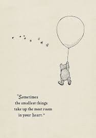Sometimes The Smallest Things Take Up The Most Room In Your Heart Pooh Quotes Classic Vintage Style Poster Print 43 Pooh Quotes Winnie The Pooh Quotes Disney Quotes
