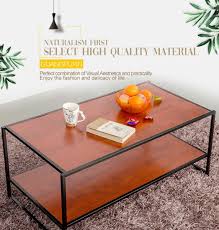 The side tables are perfectly to accommodate lamps and decorative accessories. China Coffee Tables Set With Shelf Living Room Wooden Sofa Side Table Eco Friendly Sturdy And Easy Assembly Modern Furniture China Tea Table Coffee Table