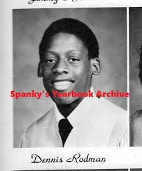 1970s High School YB w/ sr DENNIS RODMAN ~ Chicago Bulls 5-time Champ  Pistons