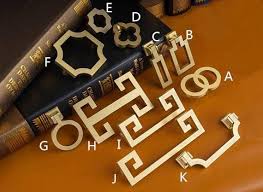 Gold Messing Schrank Griff Pull Kommode Schubladengriffe Griffe Pulls Drop Bail Pull Hause Dekorationen Schrankgriffe Kommoden Schubladen Schubladengriffe