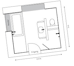 Single Bad Grundriss Badezimmerideen Baden