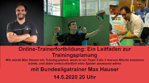 Stream tracks and playlists from max hauser on your desktop. Online Trainerfortbildung Mit Max Hauser Leitfaden Zur Trainingsplanung Youtube