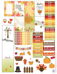 Autumn Kit Freebie For Happy Planner Happy Planner Printables Fall Planner Stickers Happy Planner Stickers