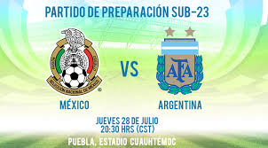 La hora oficial argentina (hoa) es la hora legal establecida por el gobierno argentino para organizar el país. A Que Hora Juega Mexico Vs Argentina Sub 23 Su Partido Amistoso Previo A Rio 2016
