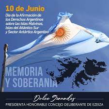 El 10 de junio de cada año se conmemora en argentina la designación del primer gobernador argentino en las islas malvinas, en 1829. Dulce Granados On Twitter 10 De Junio Dia De La Afirmacion De Los Derechos Argentinos Sobre Las Islas Malvinas Memoria Y Soberania