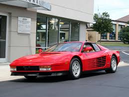 5) , manufactured or sold in 1984, version for europe ; Ferrari Testarossa Free Workshop And Repair Manuals