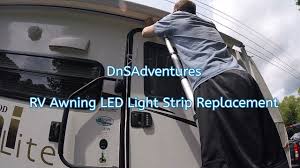 The vast majority of led lighting products being sold to the rv market today are designed for indoor use. Replacing And Installing Rv Awning Led Light Strip Easy Install Youtube