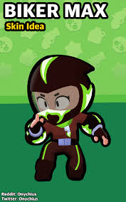 Skin Idea Biker Max Brawlstars