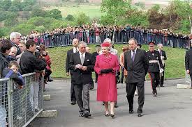 Prince harry walked with brother prince william as they left their grandfather the duke of edinburgh's funeral this afternoon. The Crown Inside Aberfan Disaster And Effect On Queen Elizabeth People Com