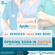 Apollo Clinic Opening Soon In Raipur In 2020 Apollo Hospitals Clinic Raipur