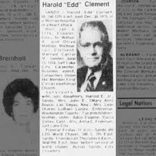 Obituary for Harold Clement