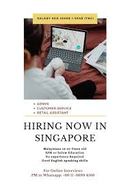 A person working in singapore typically earns around 8,450 sgd per month. Jobs For Malaysians Home Facebook