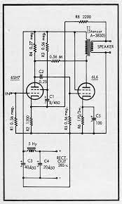 6sh7 6l6 Amp Valve Amplifier Electronic Schematics Diy Guitar Amp