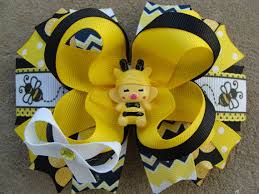 Black And Yellow Hair Bow Pin Ot Polzovatelya Amina Na Doske Do It Yourself