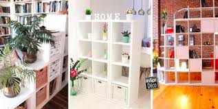 19 Facons De Diviser Une Piece A L Aide D Une Etagere Ikea Etagere Ikea Ikea Deco Petit Appartement